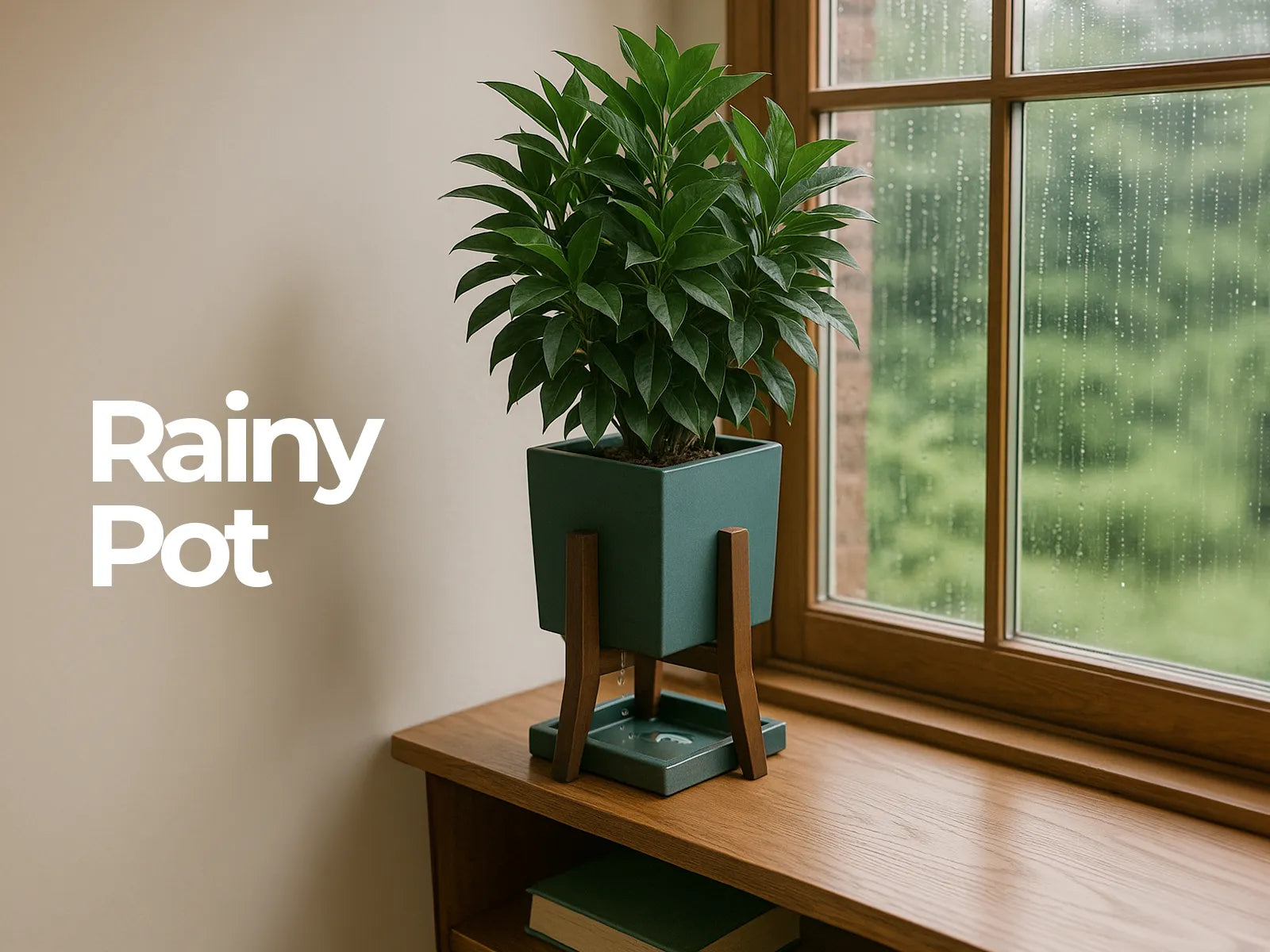 Rainy Pot: Cloud Drip Self-Watering Planter